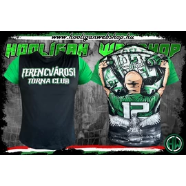 Full Print póló Ferencváros 12 Fekete