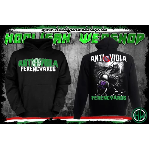 Anti Viola Ferencváros Kapucnis pulóver - 3XL - méret